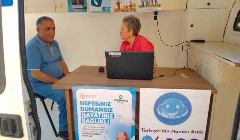 Manisa’da Mobil Sigara Bırakma Aracı Hizmete Girdi