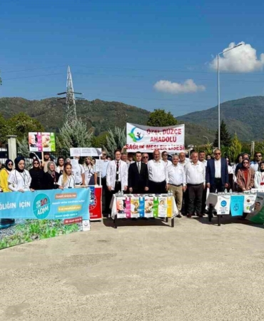 Halk Sağlığı Haftası’nda Düzce’de Yürüyüş Etkinliği