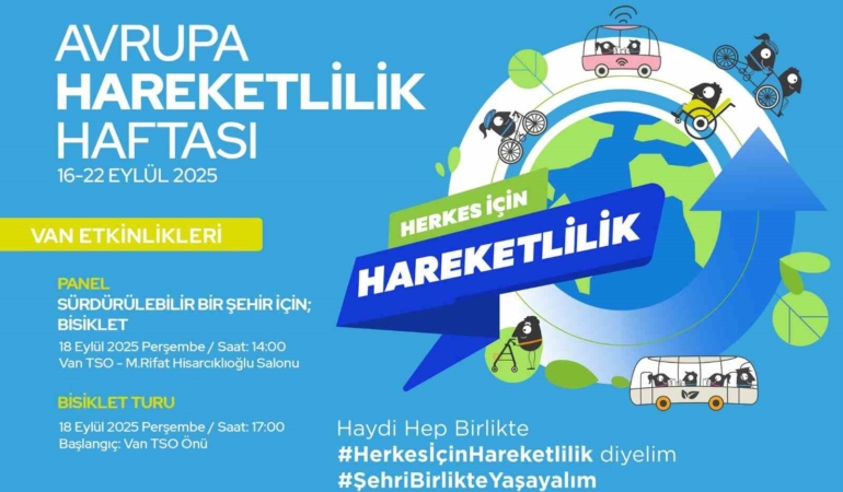 Van’da Sürdürülebilir Ulaşım İçin Bisiklet Etkinliği