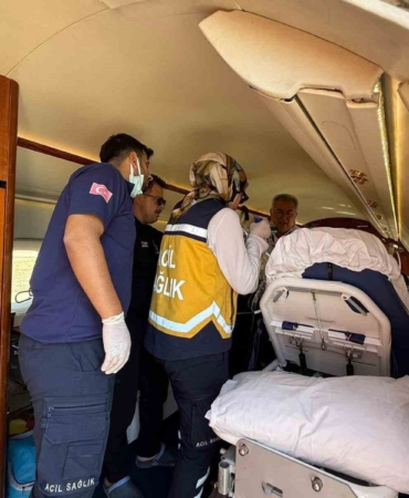 Siirt’ten İstanbul’a Sepsis Hastası Helikopterle Sevk