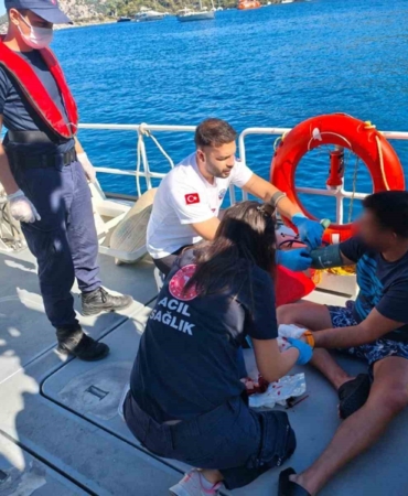 Fethiye’de Yaralıya Hızla Tıbbi Tahliye!