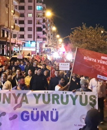 Kilis’te Aileler, Sağlıklı Yaşam İçin Yürüdü