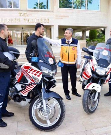 Mersin’de Hızlı Müdahale İçin Motorize Ambulanslar!