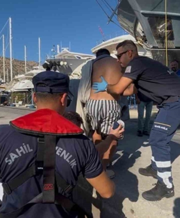Bodrum’da Yaralıya Tıbbi Tahliye Yapıldı