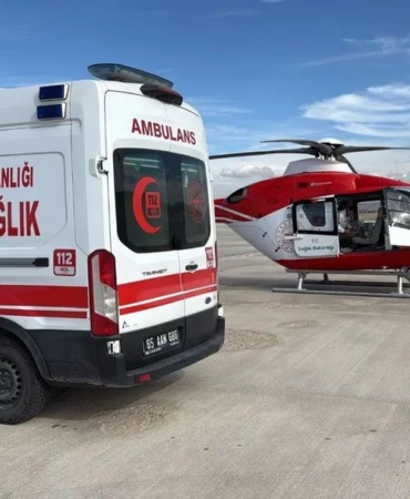 Bahçesaray’da Trafik Kazası: Yaralı Helikopterle Kurtarıldı