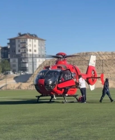 Kalp Krizi Şüphesi: Ambulans Helikopter Sevk Edildi
