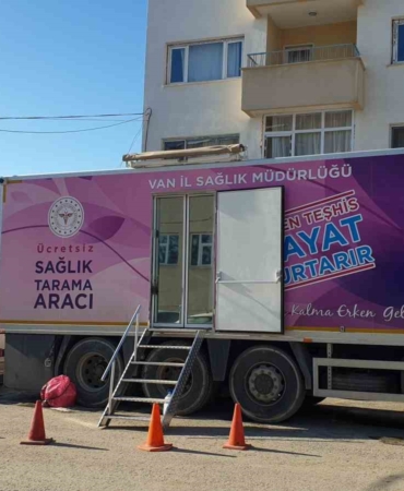 Başkale’de Ücretsiz Mobil Kanser Taraması Başladı