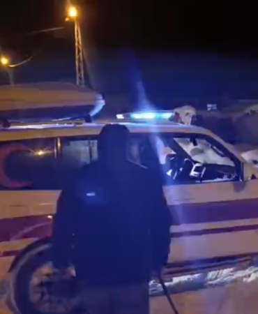 Karla Kaplı Köyde Yaralıya Zorlu Müdahale
