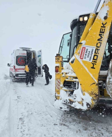 Van’da Yoğun Kar, Sağlık Ekiplerini Zorladı!