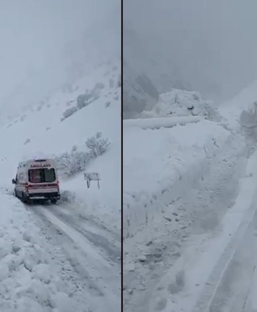 Çığları Aşarak 7 Aylık Bebeğe Ulaşıldı!