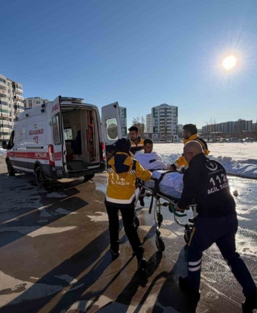 Yanık Hastası, Kapalı Yolları Helikopterle Aştı