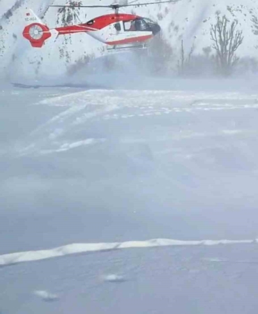 Hava Ambulansı, Kış Şartlarında Genç Hayat Kurtardı