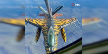 Türk F-16, Romanya’da Kaplan Motifiyle Havada!