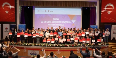 20. TÜBİTAK Proje Yarışmasında Ödüller Dağıtıldı