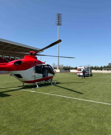 Helikopterle Taşınan Bebeğin Hayatı Kurtuldu!