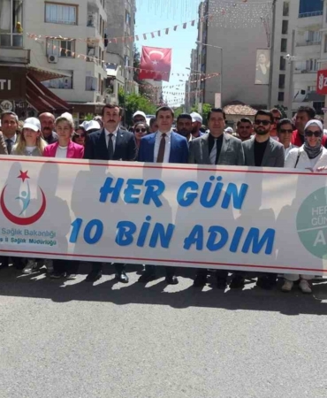 Kilis’te Sağlık İçin Farkındalık Yürüyüşü