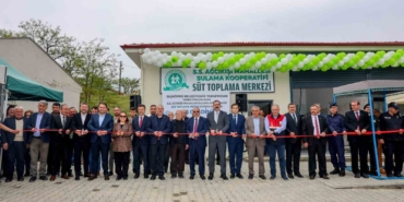 Taşköprü’de süt toplama merkezi törenle hizmete açıldı