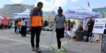 Kayseri’de Empati İstasyonu ile Engellilerin Zorlukları