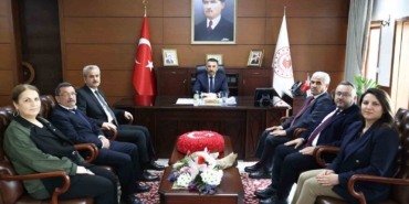 Vali Hacıbektaşoğlu’ndan SGK Heyetine Ziyaret