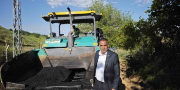 Kahta’da Millet Bahçesi Yolu için Asfalt Çalışmaları