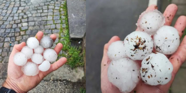 Tryavna’da Ceviz Büyüklüğünde Dolu Felaketi!