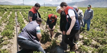Dinar’da Dolu Afeti: Tarımda Hasar Tespiti Başladı