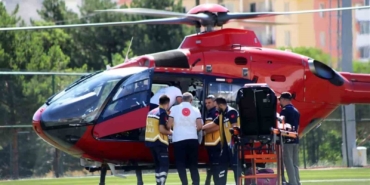 Malatya’da Ambulans Helikopterle Hayat Kurtarıldı