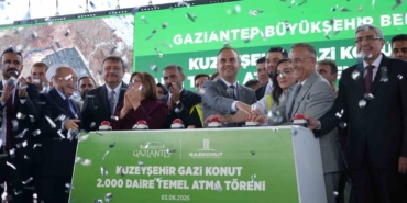 Gaziantep’te 2 Bin Konut Projesinin Temeli Atıldı