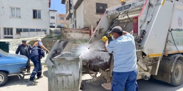 Hisarcık’ta Çöp Konteynerlerine Kapsamlı Temizlik
